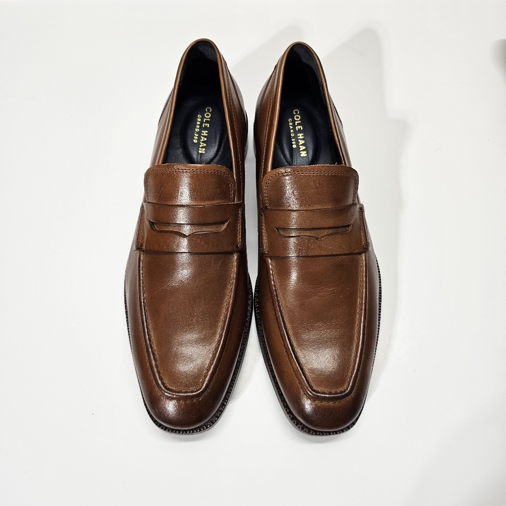 Cole Haan- Size 9M Men's Øriginal Grand Brown Leather Penny Loafers